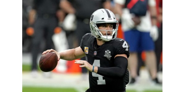 Las Vegas Raiders quarterback Derek Carr